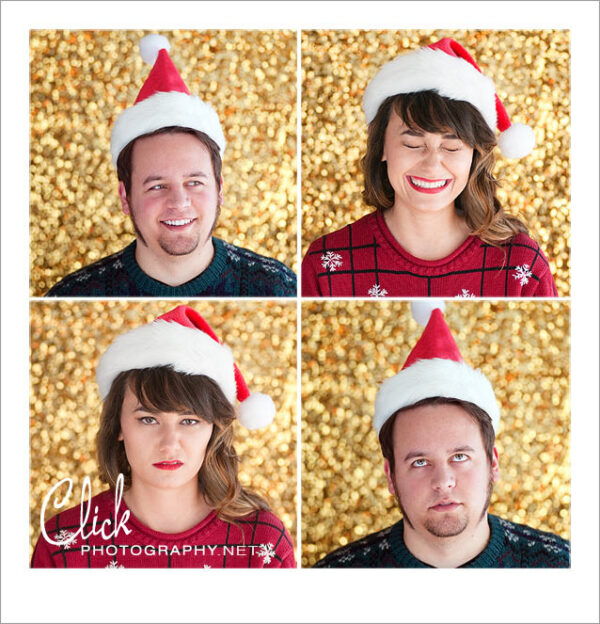 Ugly Christmas sweater portraits!