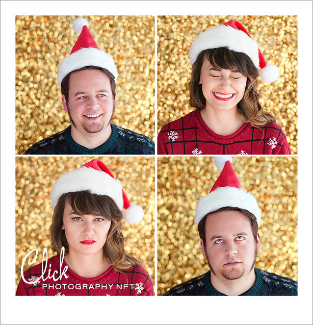 Ugly Christmas sweater portraits