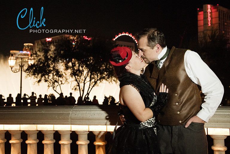 Colorado Springs destination wedding photographers in Vegas