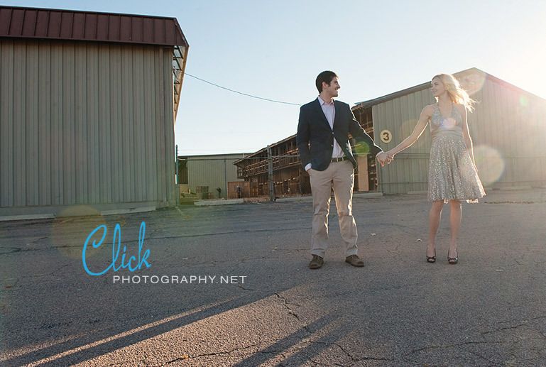 engagement portraits in downtown Colorado Springs