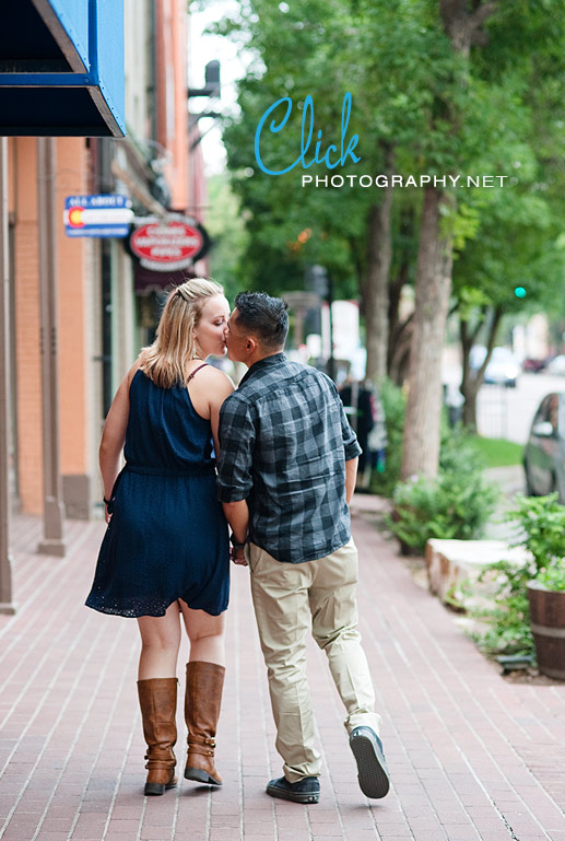 Old Colorado City engagement portraits