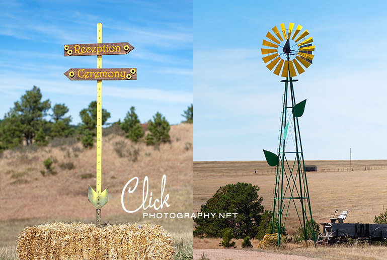 barn wedding on a horse ranch