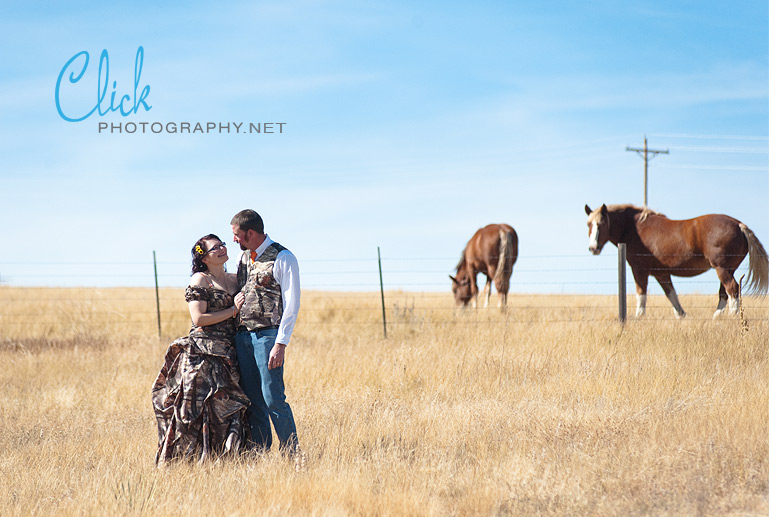 barn wedding on a horse ranch