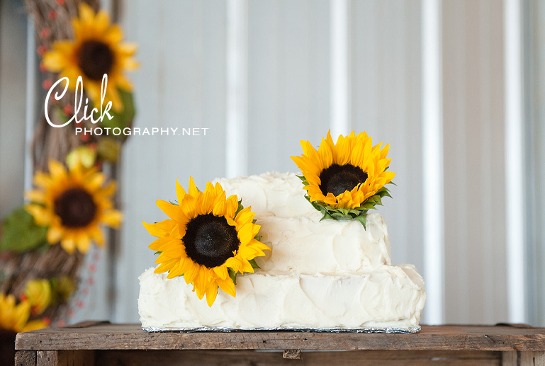 barn wedding on a horse ranch