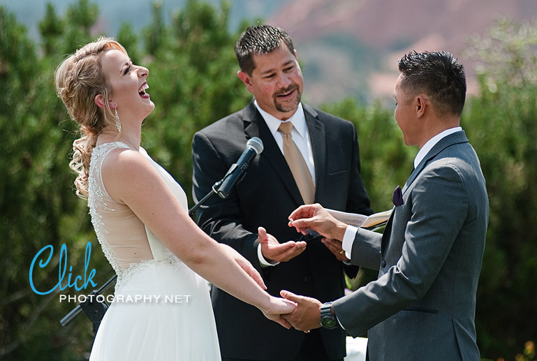 wedding at the Garden of the Gods Club
