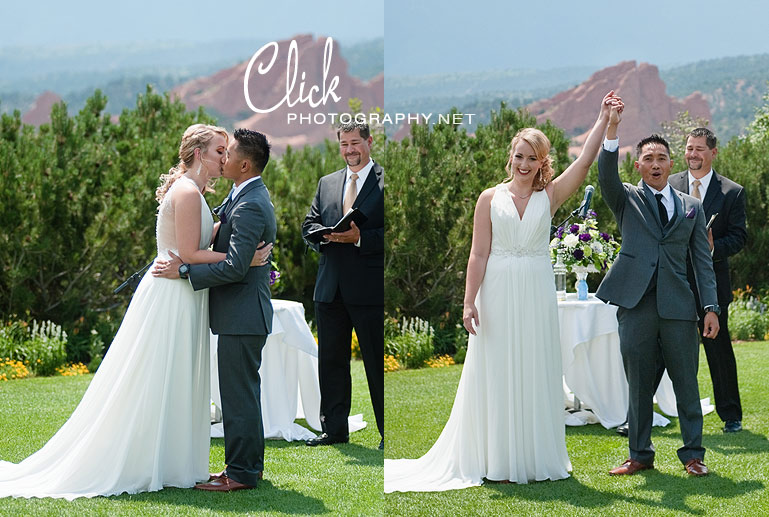 wedding at the Garden of the Gods Club