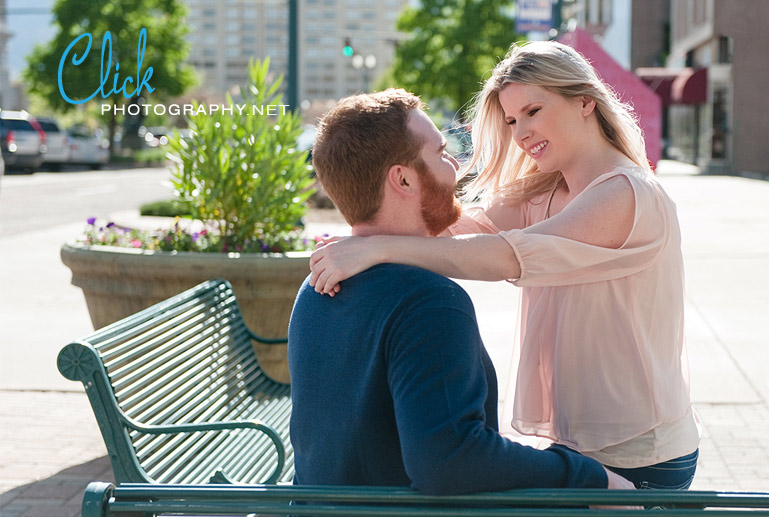 downtown Colorado Springs engagement pictures