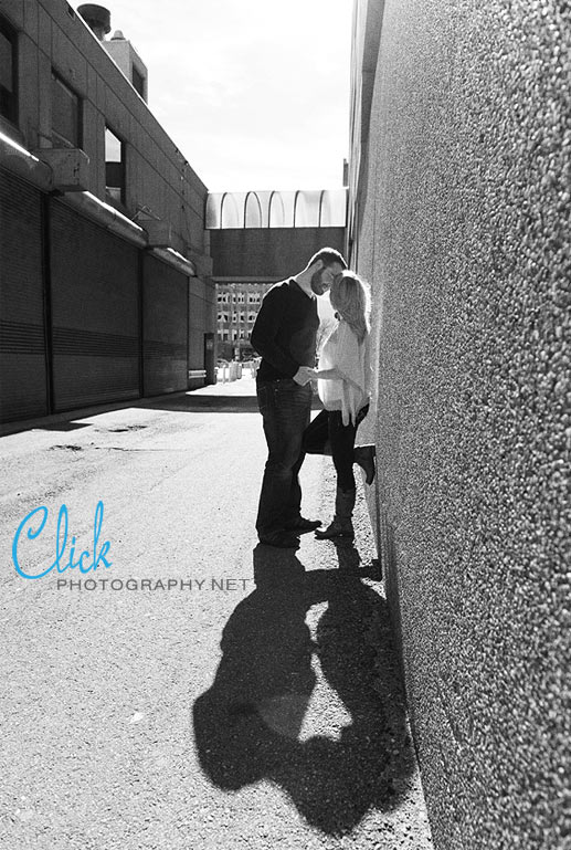 engagement pictures in downtown Colorado Springs