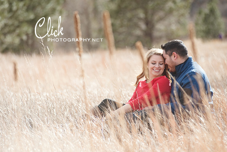 Ute Valley Park engagement portraits