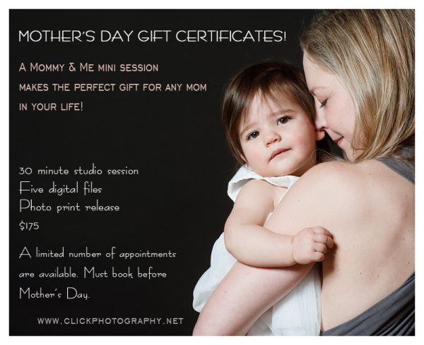 Mommy & Me mini sessions for Mother's Day!