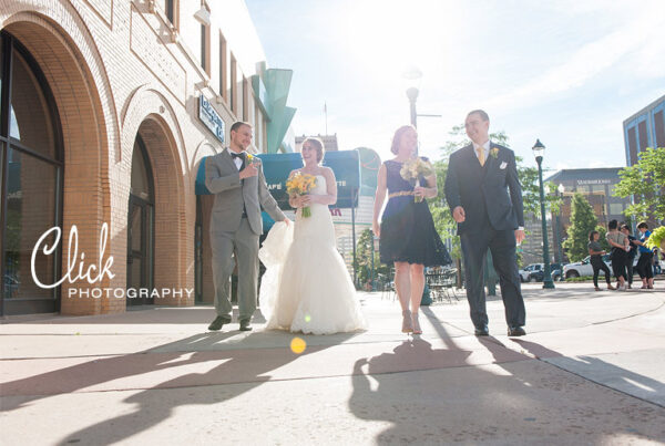 Downtown Colorado Springs Wedding at the Mining Exchange