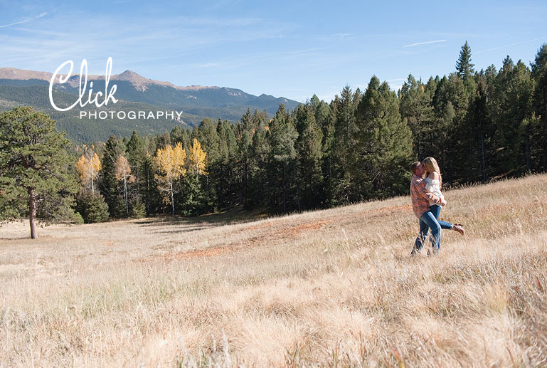 Mueller State Park engagement portraits