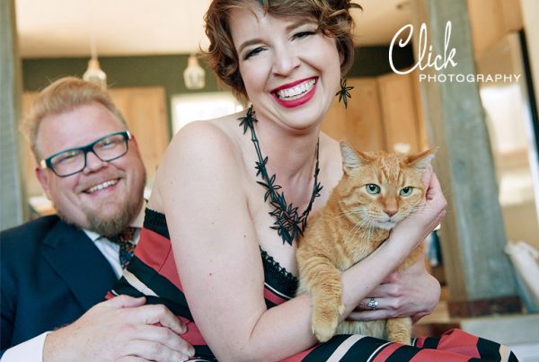 Engagement portraits at home :: Lauren + Ben