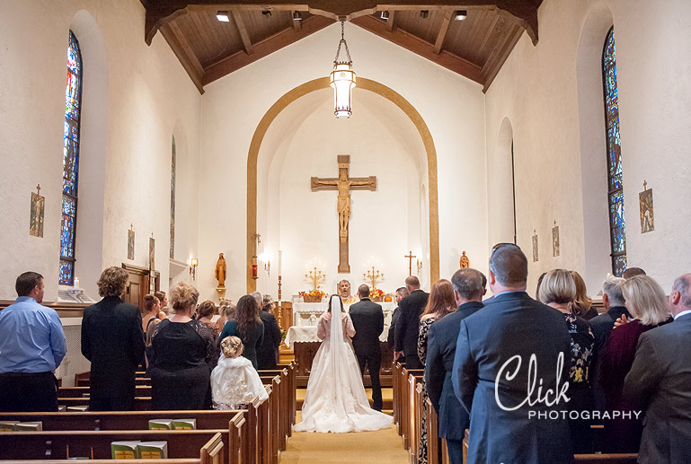 wedding at Holy Rosary in Cascade, Colorado