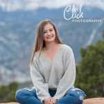 senior pictures at the Garden of the Gods