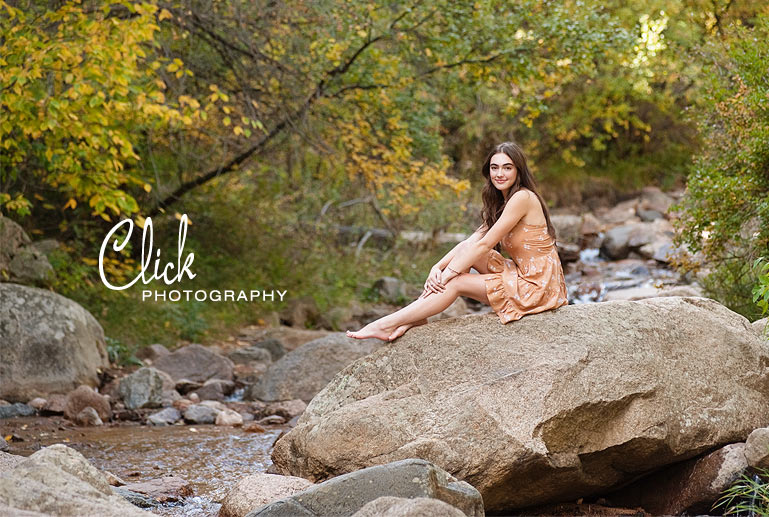 Colorado Springs senior portraits in Cheyenne Canon