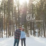 Rocky Mountain National Park engagement portraits