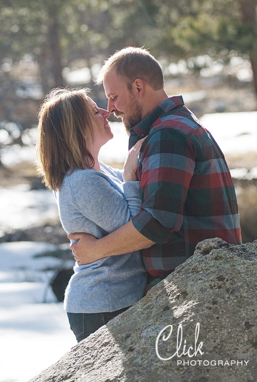 Rocky Mountain National Park engagement portraits