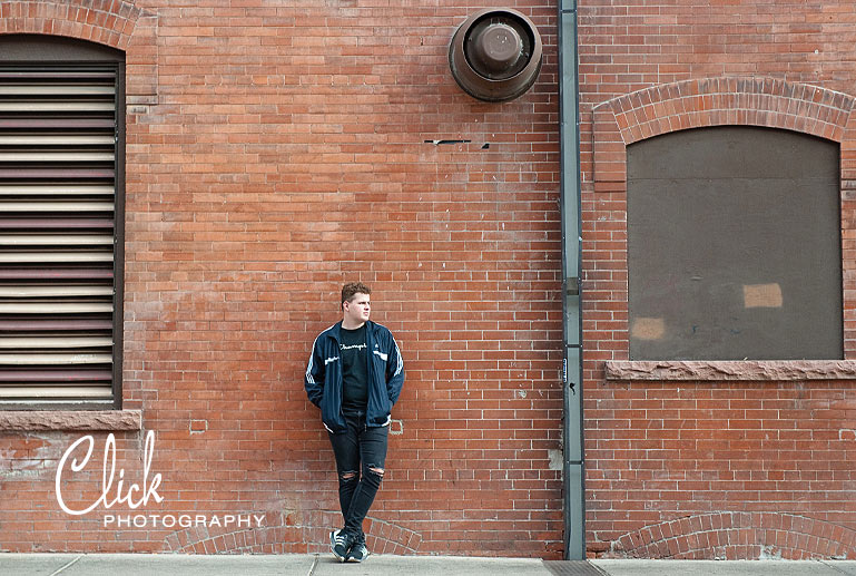 Old Colorado City senior pics urban style