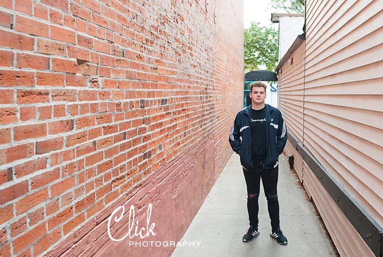 Old Colorado City senior pics urban style