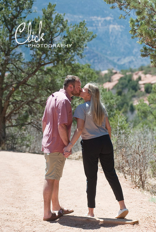 engagement proposal photography Garden of the Gods Colorado Springs