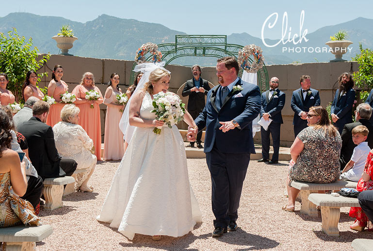 wedding at Hillside Gardens Colorado Springs