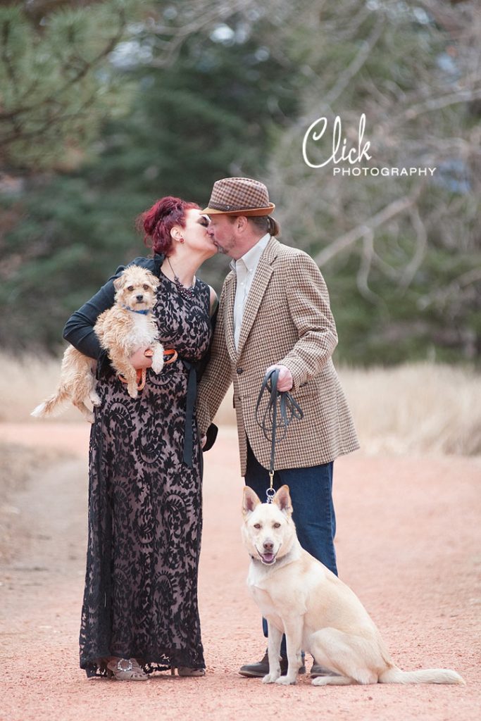 couples portraits in downtown Colorado Springs