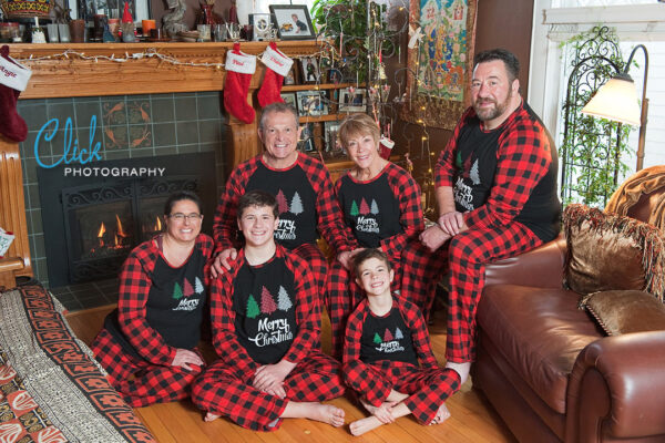 Christmas Family Portraits at Home