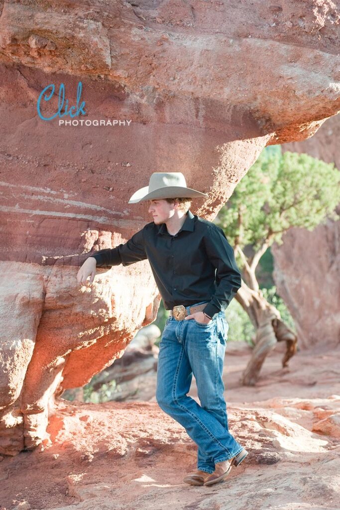 western style senior portraits